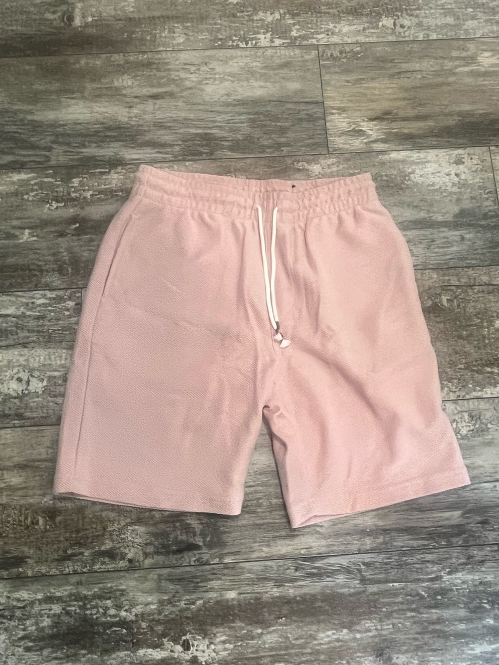 Women’s  Pink Drawstring Casual Shorts